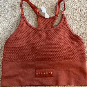 Balance Athletica Quartz Energy Bra Orange small